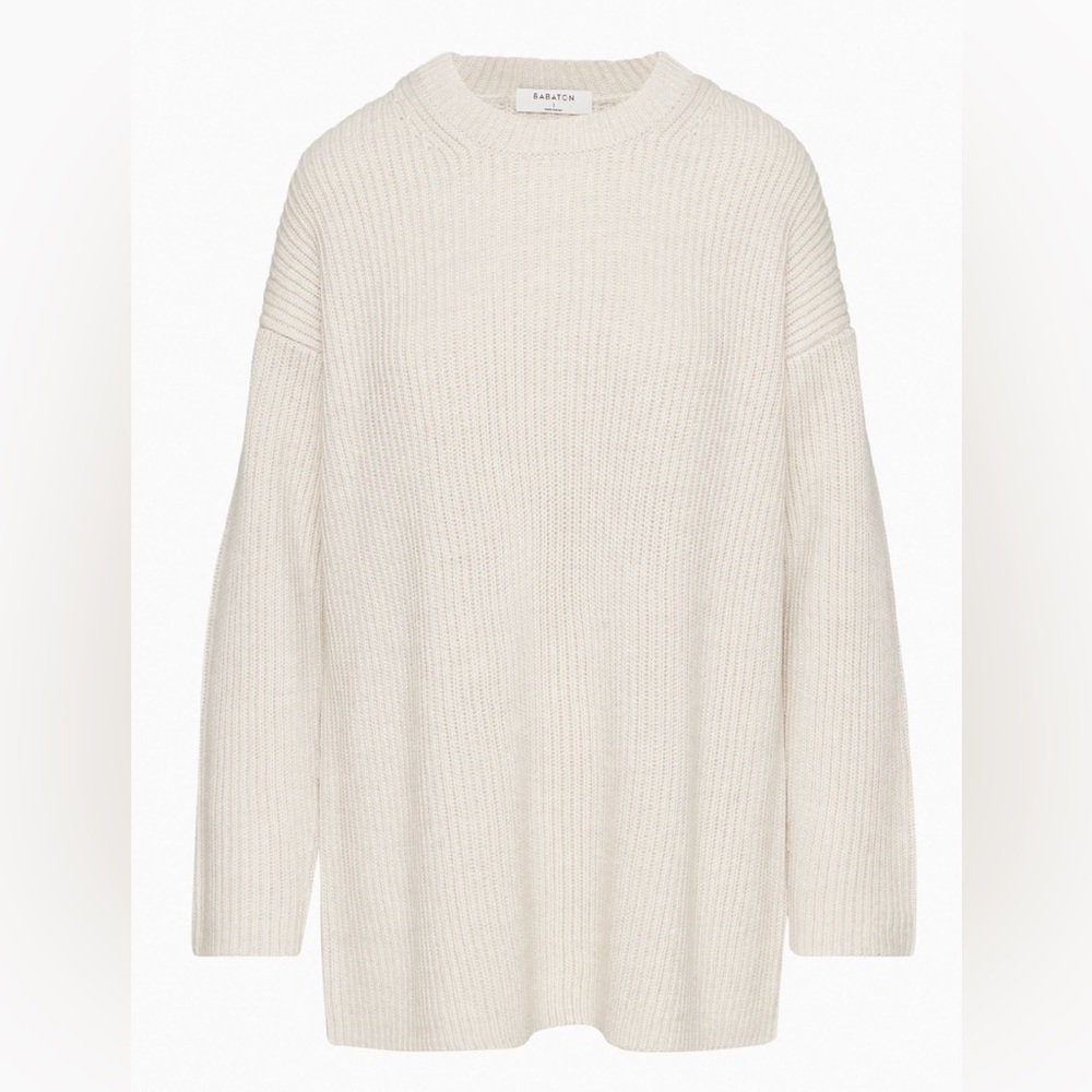 Cozy Cream Ribbed Babaton Sweater